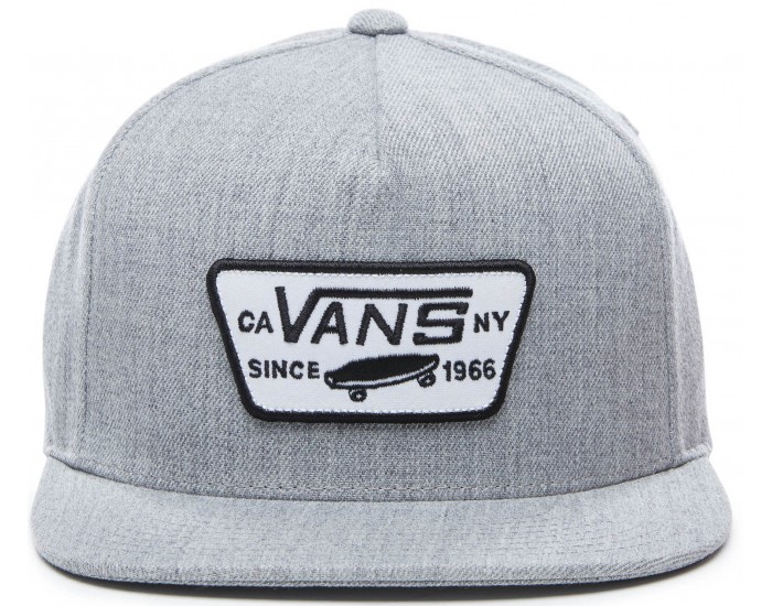Бейсболка Vans Full Patch Snapback серая