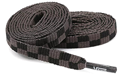 Шнурки Vans MN Laces 36 Black Charco в клетку
