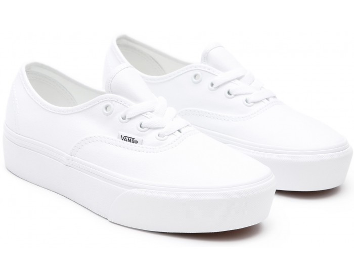 Vans Authentic Platform Total White полностью белые