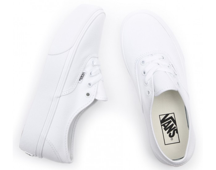 Vans Authentic Platform Total White полностью белые