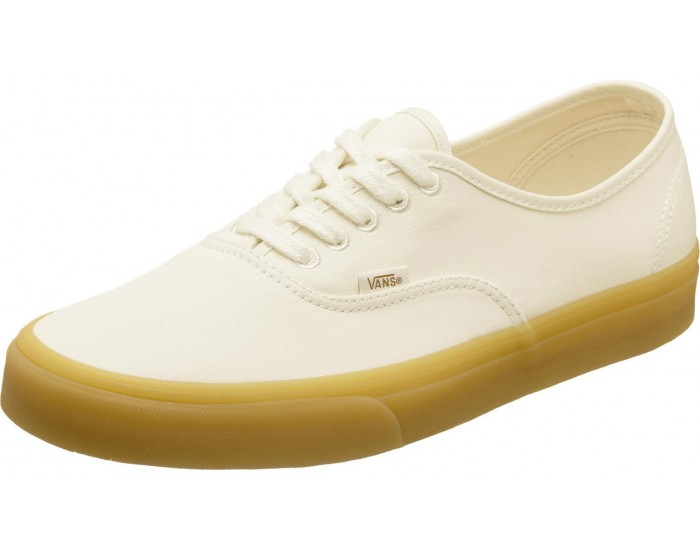 Vans Authentic White белые с желтым