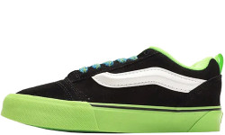 Vans Knu Skool Black Green Черные с зеленым