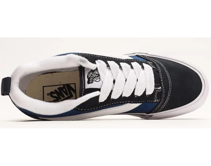 Vans Knu Skool Blue Black White Синие с белым