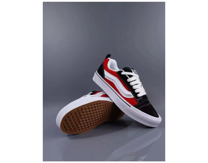 Vans Knu Skool Black/Red/True White