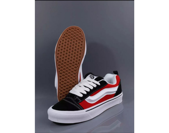 Vans Knu Skool Black/Red/True White