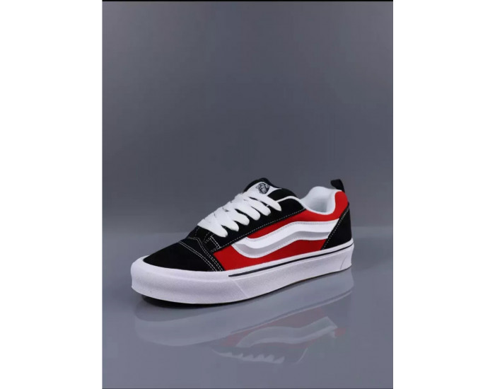 Vans Knu Skool Black/Red/True White