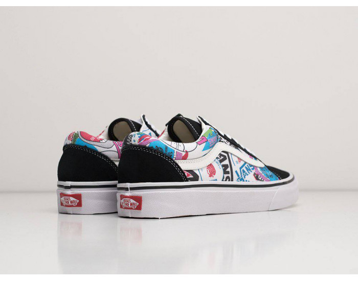 Vans Old Skool Cherry Blossom черные в клетку