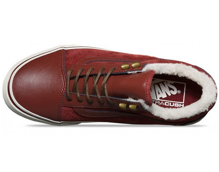 Vans Old Skool MTE UA бордовые утепленные