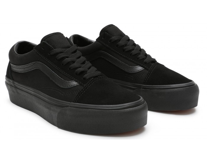 Vans Old Skool Platform Black Полностью черные