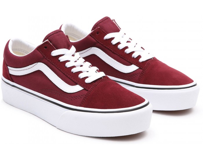 Vans Old Skool Platform Bordo Бордовые