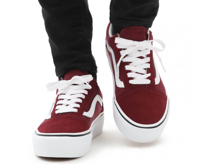 Vans Old Skool Platform Bordo Бордовые