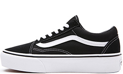 Vans Old Skool Platform Classic Black Черные с белым