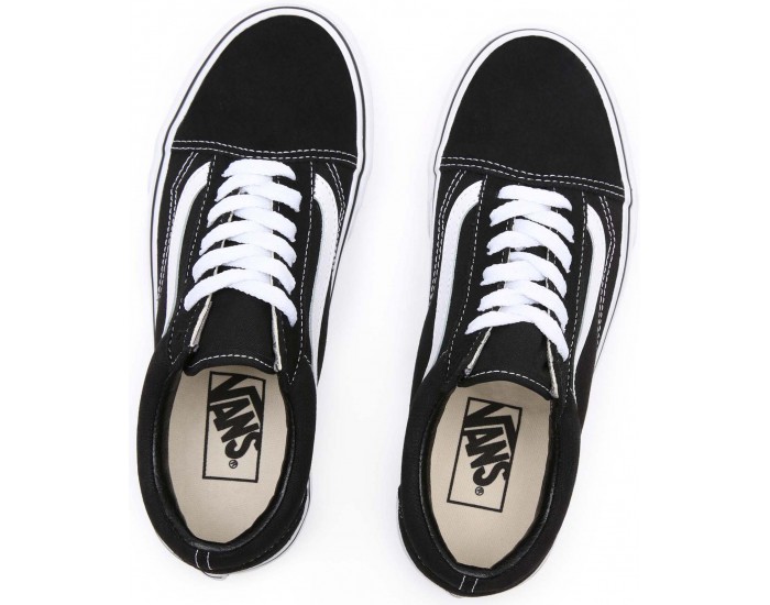 Vans Old Skool Platform Classic Black Черные с белым