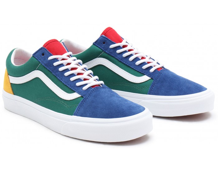 Vans Old Skool Spring Зеленые с синим