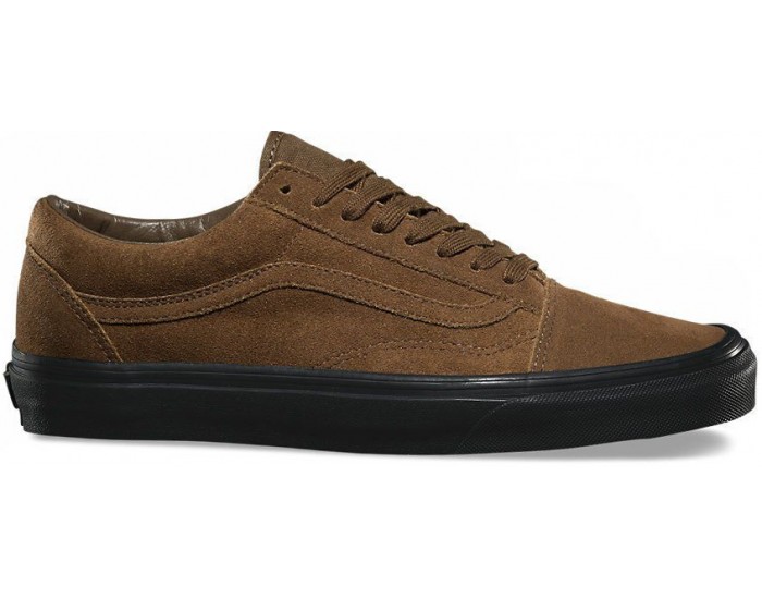 Vans Old Skool Suede Teak коричневые