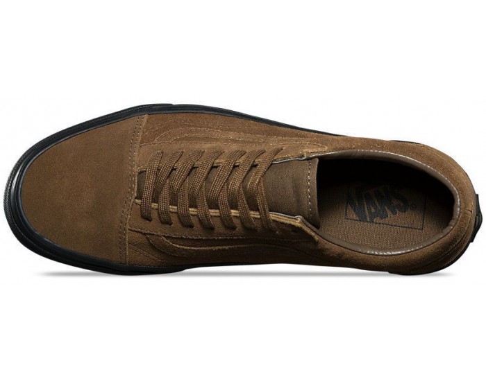 Vans Old Skool Suede Teak коричневые