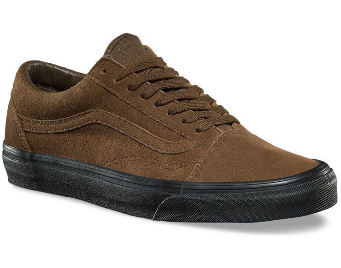Vans Old Skool Suede Teak коричневые