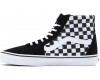 Vans Sk8-Hi Checkerboard Высокие черные с белым