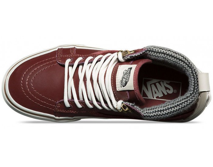 Vans UA SK8-Hi MTE бордовые утепленные