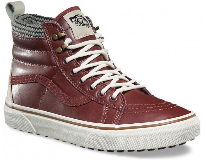 Vans UA SK8-Hi MTE бордовые утепленные