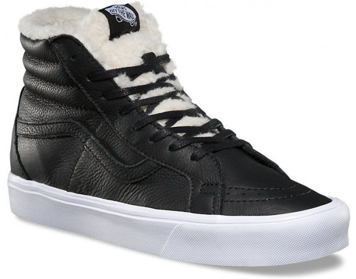 Vans UA SK8-Hi Reissue Li Высокие черные утепленные