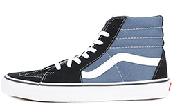 Vans Sk8-Hi Sea Black Высокие синие с черным