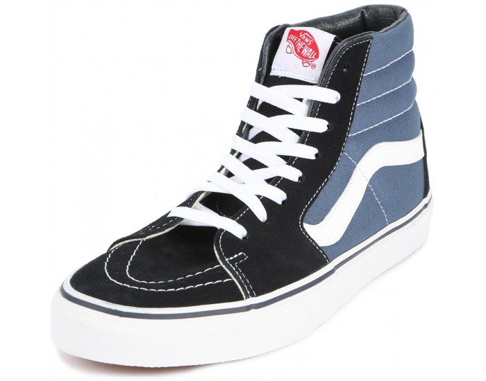Vans Sk8-Hi Sea Black Высокие синие с черным