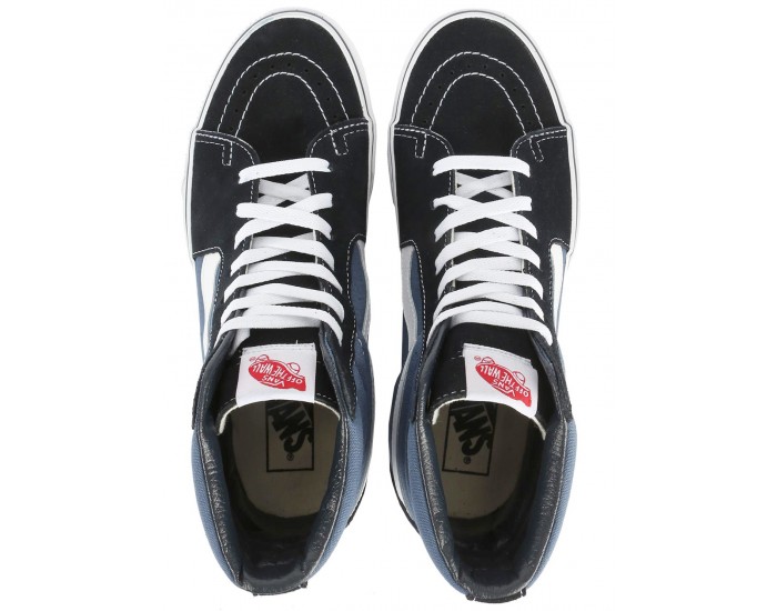 Vans Sk8-Hi Sea Black Высокие синие с черным