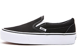 Vans Classic Slip-On Black White черные с белым