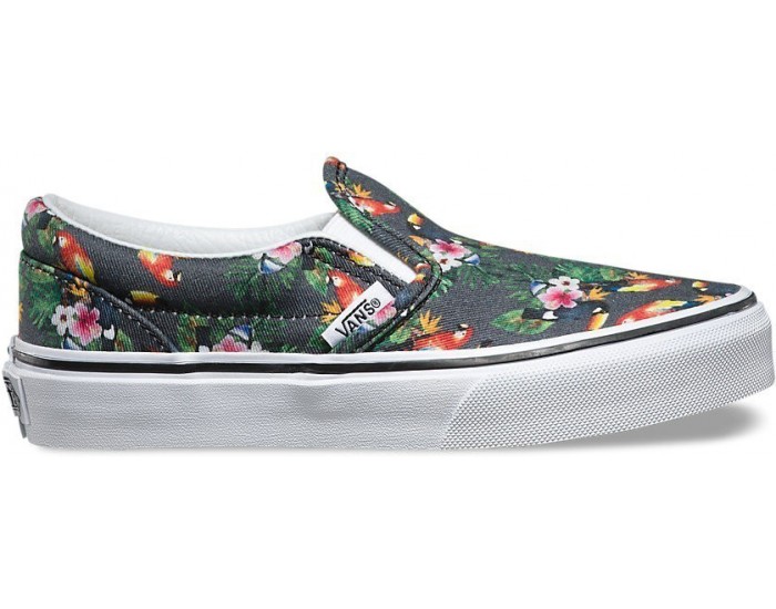 Vans Classic Slip-On Chambray parrot черные