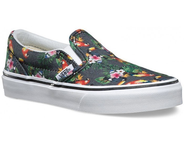 Vans Classic Slip-On Chambray parrot черные