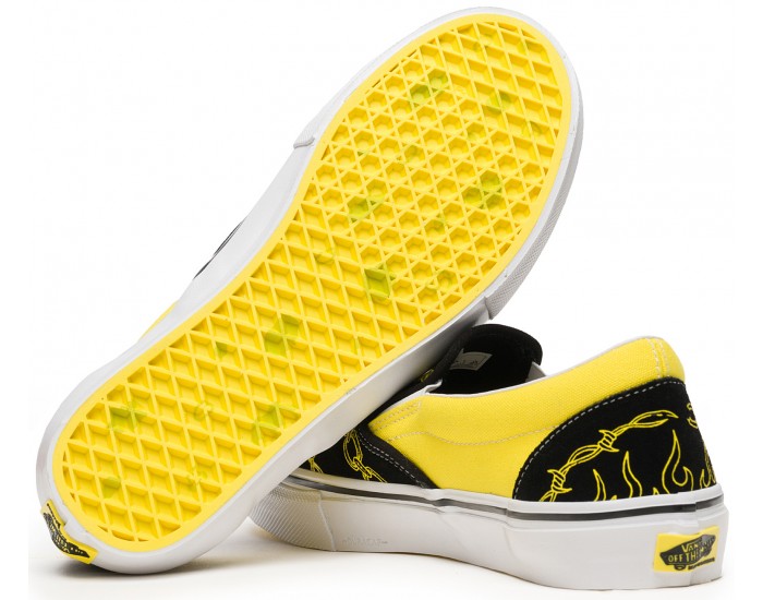 Vans MN Skate Slip-on Spongebob черные с желтым